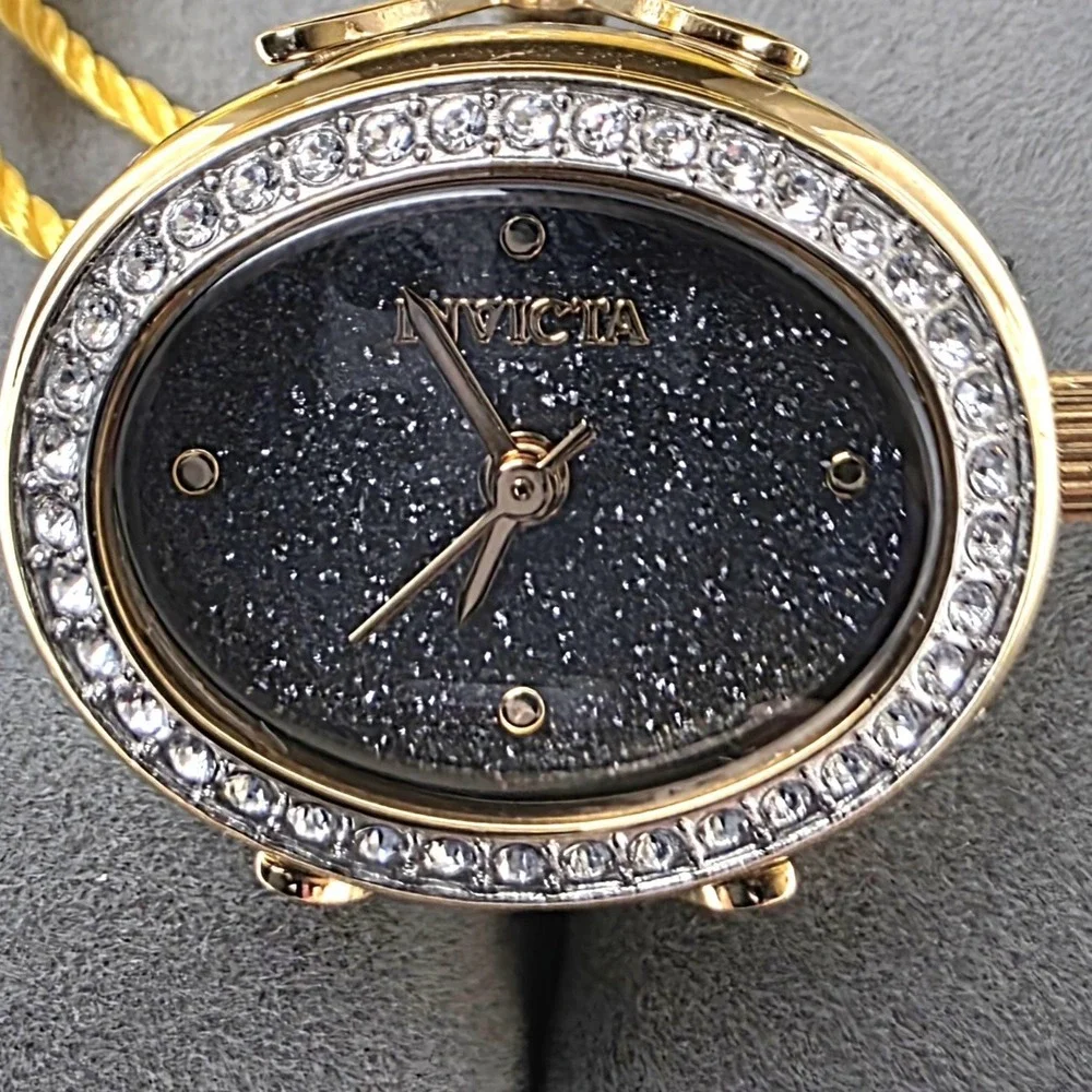 NEW Invicta Mini Angel Women's‎ Ring Watch - 24mm, Gold (49601) #0575